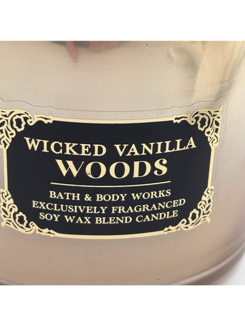 Bath & Body Works Wicked Vanilla Woods 3 Wick Candle Snake Lid 14.5 oz Halloween - Picture 12 of 16